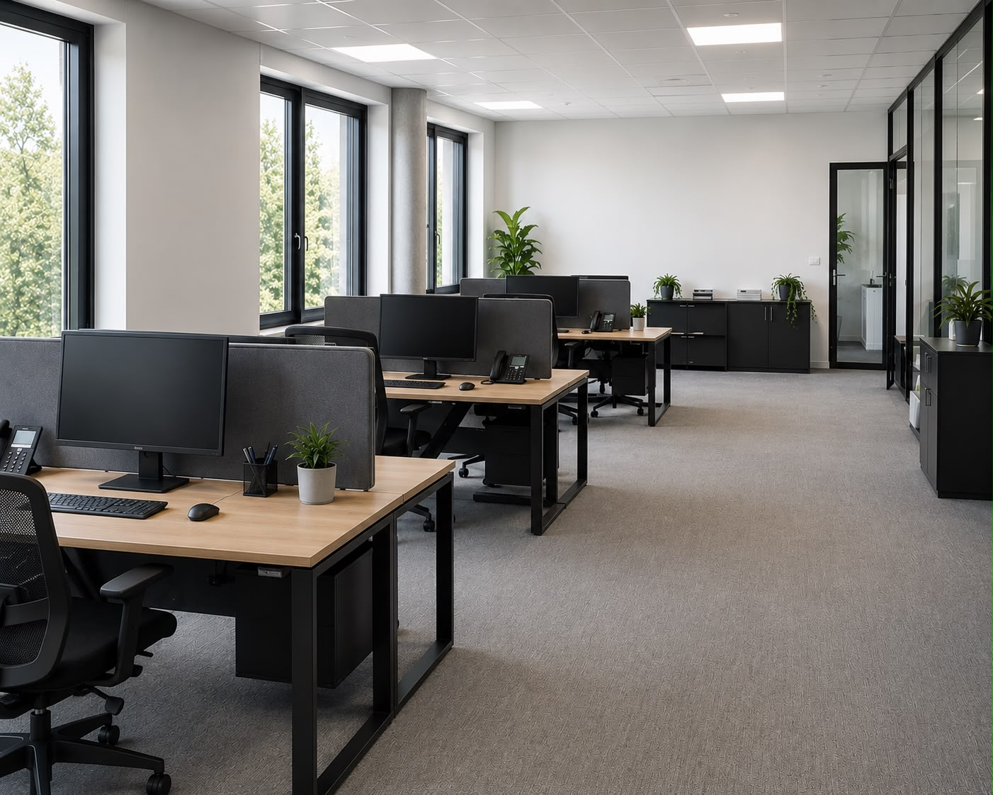 Bildschirme fuer den IT-Arbeitsplatz