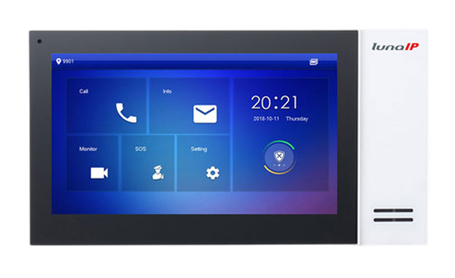 lunaIP Innenmonitor mit Touchscreen für die Video-Türsprechanlage