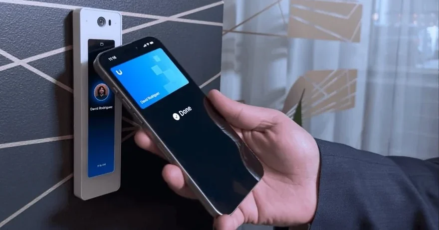 Tür öffnen per Smartphone an der Ubiquiti Türstation